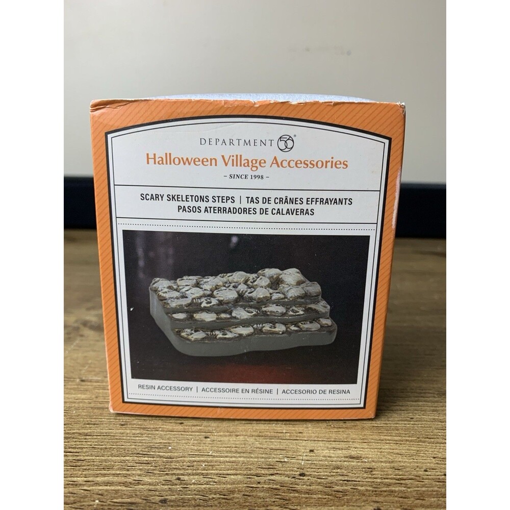 Department 56 Halloween Village, Scary Skeletons Steps (6011477)